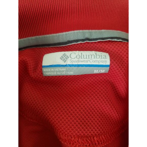 Columbia women’s Polo; Red Short Sleeve Collared Shirt - M # - Picture 5 of 6